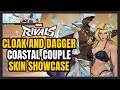 Cloak and Dagger Coastal Couple Skin Showcase | MVP Emotes Gameplay | Marvel Rivals Season 8.5