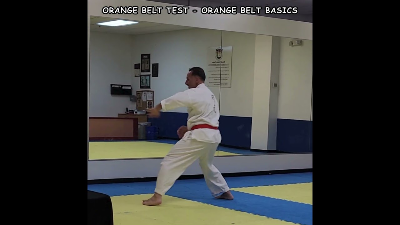 Orange Belt Test at 53 years old! 