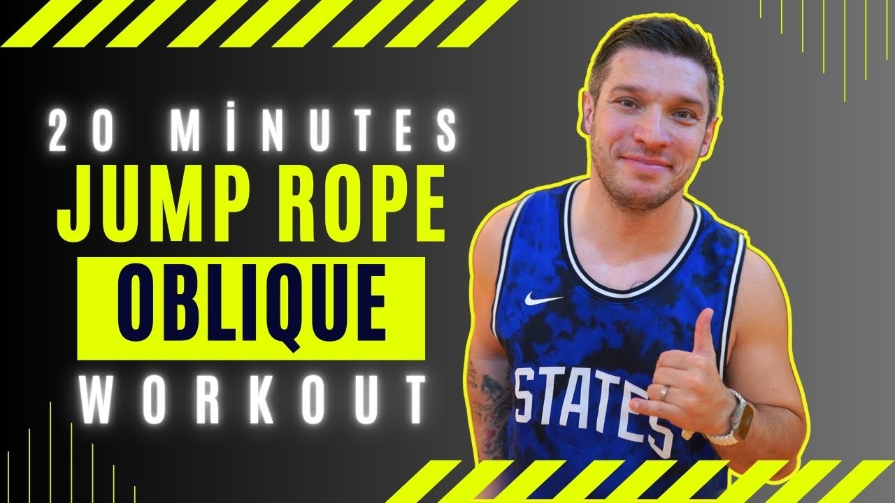 20 MINUTES ADVANCED LEVEL JUMP ROPE & OBLIQUE WORKOUT AT HOME ! I ERDEM ...