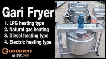 Connection and Operation video of Cassava Garri Frying Machine