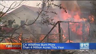 Historic California Wildfires Surpass 4 Million Acres; More Than Doubles Previous Record