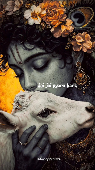 Joi joi pyaro kare soi mohe bhave 💞| #krishna #radha #song #music #shorts @NancyMehra24