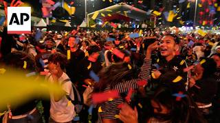 Celebrations after Venezuela beats US to win first World Baseball Classic title