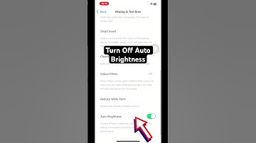 How to Turn Off Auto Brightness In Iphone ? #shorts #iphone #ytshorts #viralshort #trending