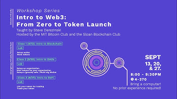 Intro to Web3: From Zero to Token Launch (Workshop I)