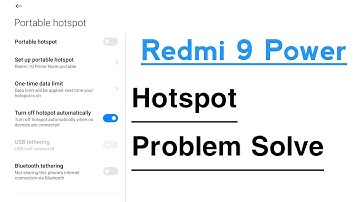 Redmi 9 Power Hotspot Not Working Problem Solve | Hotspot Kaise Thik Kare Redmi 9 Power Me