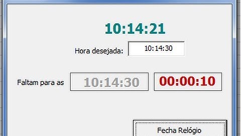 Video Aula 15 - Parte 2 - Contagem Regressiva em Formulário Excel com VBA