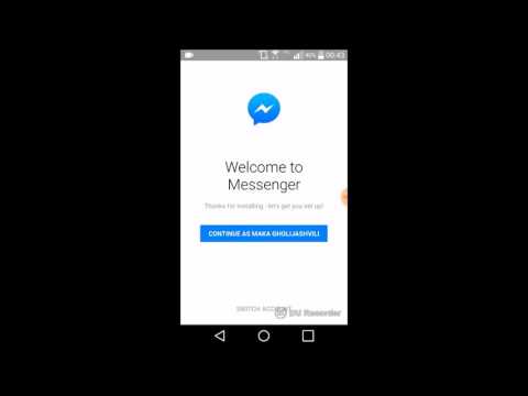 როგორ გადმოვწეროთ და დავაყენოთ messenger-ი მობილურში