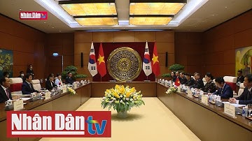 Chủ tịch Quốc hội Nguyễn Thị Kim Ngân đón, hội đàm với Chủ tịch Quốc hội Hàn Quốc