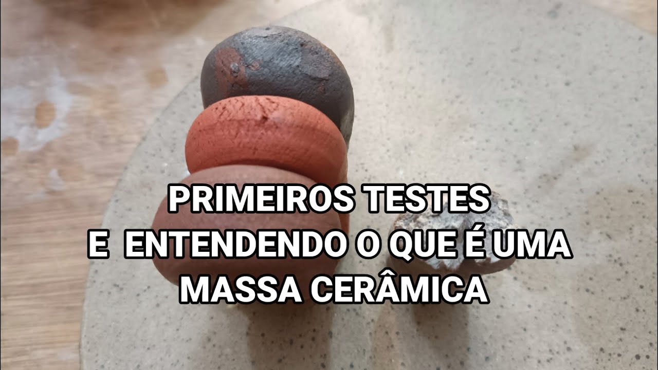 Primeiro teste com as Massas Cerâmicas do PASCOAL e entendendo o que é uma massa cerâmica