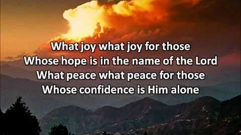 What Joy (Psalm 146) - Sarah Emerson (with lyrics)