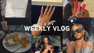 WEEKLY VLOG| Did my own nails+ learned swimming(total disaster)+ advertising+ more…