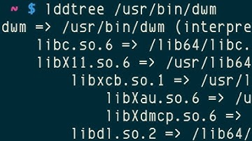 ldd and lddtree