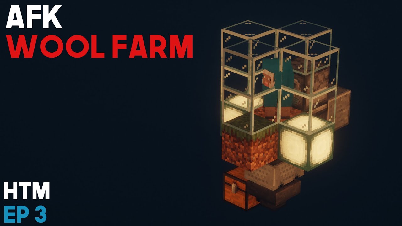 How To Make a SIMPLE WOOL FARM | 2021 - YouTube
