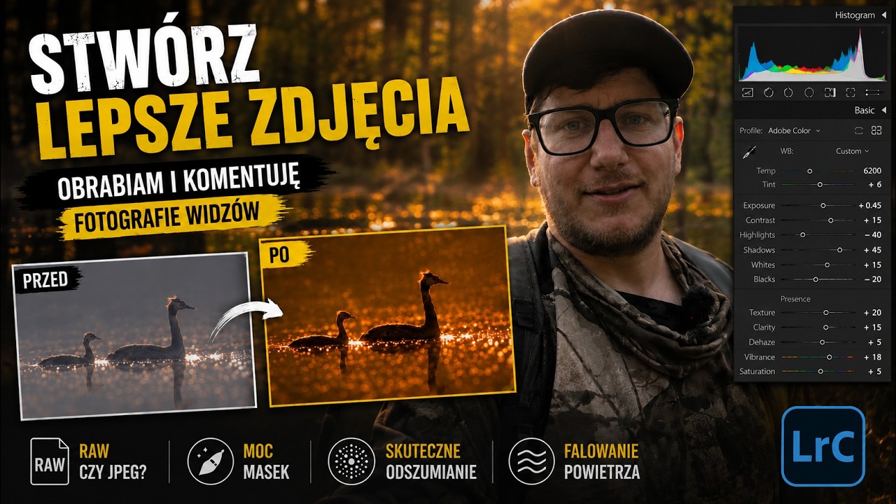 Jak edytować zdjęcia przyrody? Obróbka zdjęć widzów: Adobe Lightroom krok po kroku