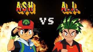 Ash Ketchum vs A.J. - Pokémon Battle - Trampled Version
