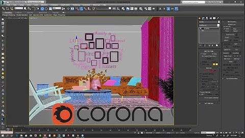 Interior Design in 3ds max and Corona Part 1