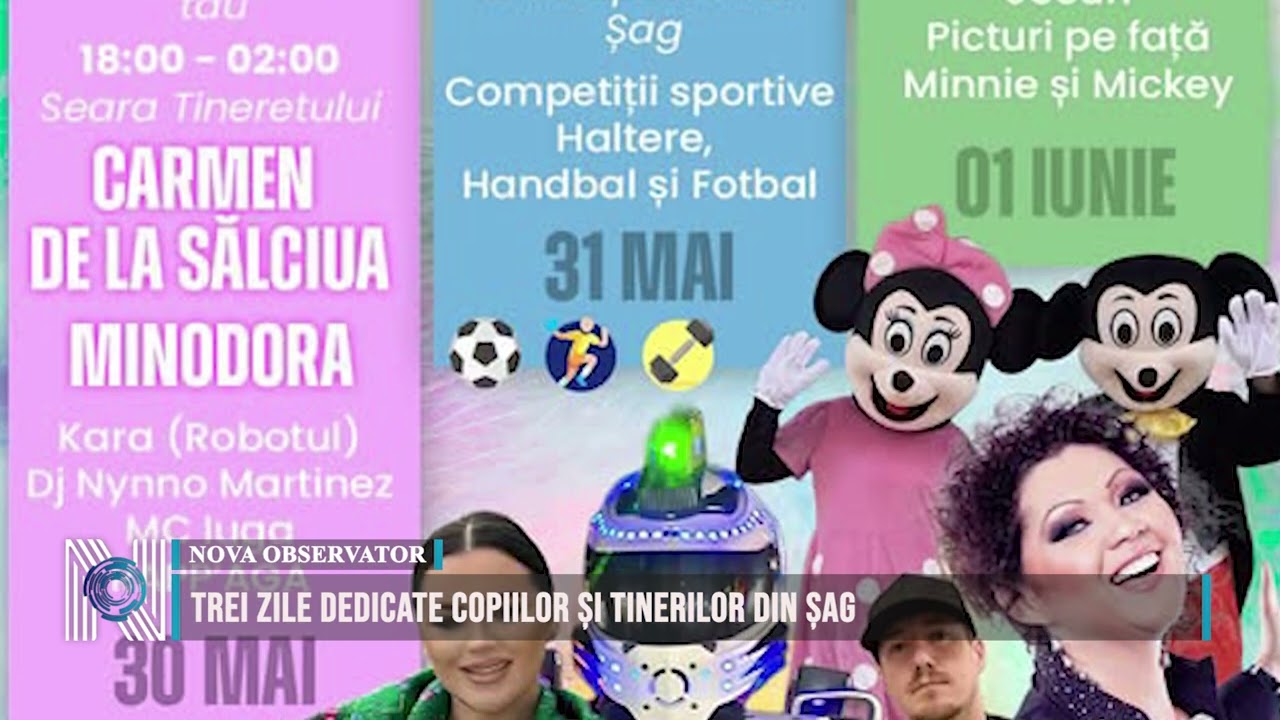 Trei zile dedicate copiilor și tinerilor din Șag