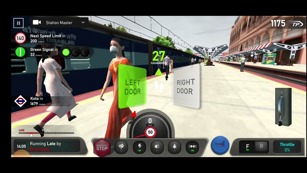 Mathree Simulator Mathura to Kota journey train simulator game - YouTube