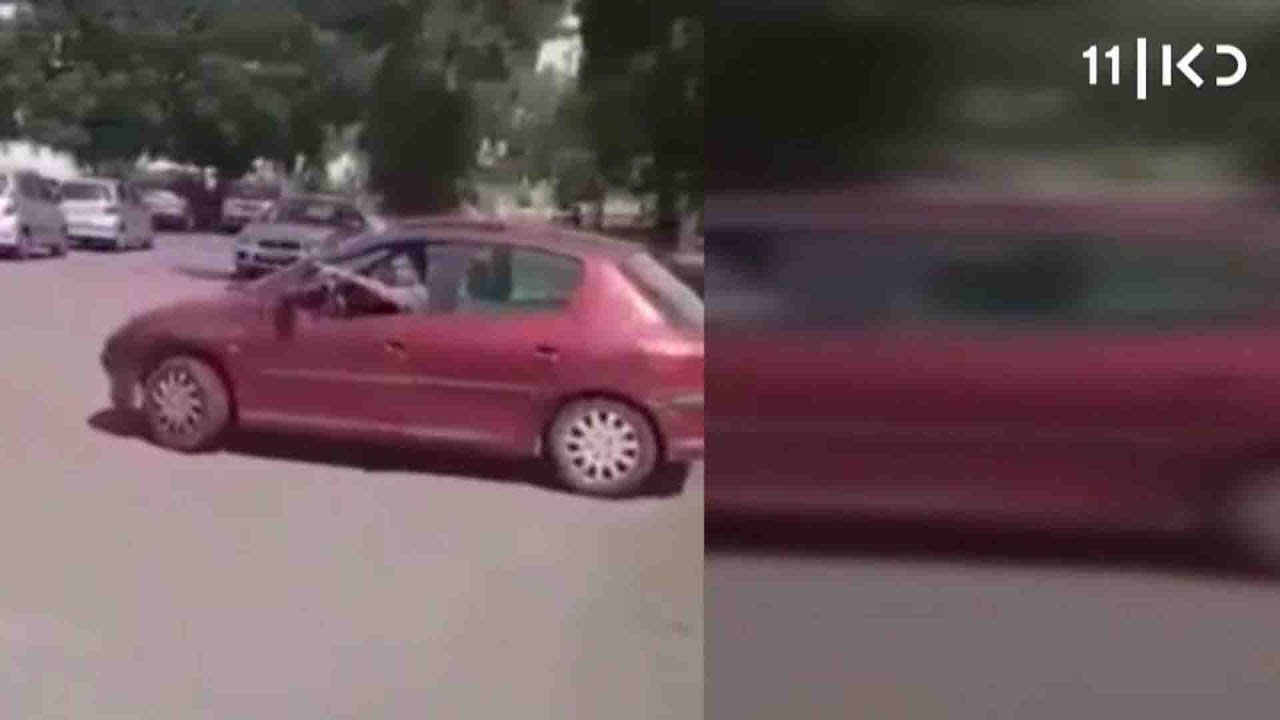 הנקמה במשטרה: נהיגה פרועה בתוך התחנה