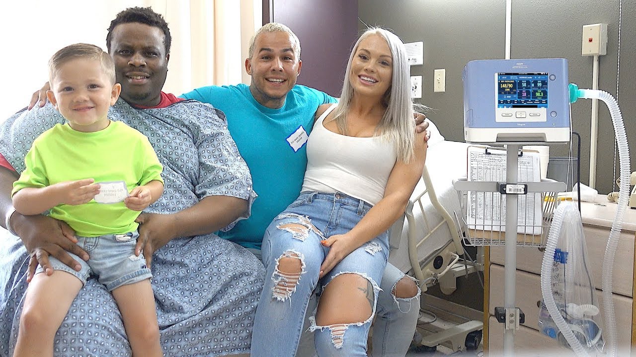 Kid Surprises Best Friend Before Surgery YouTube