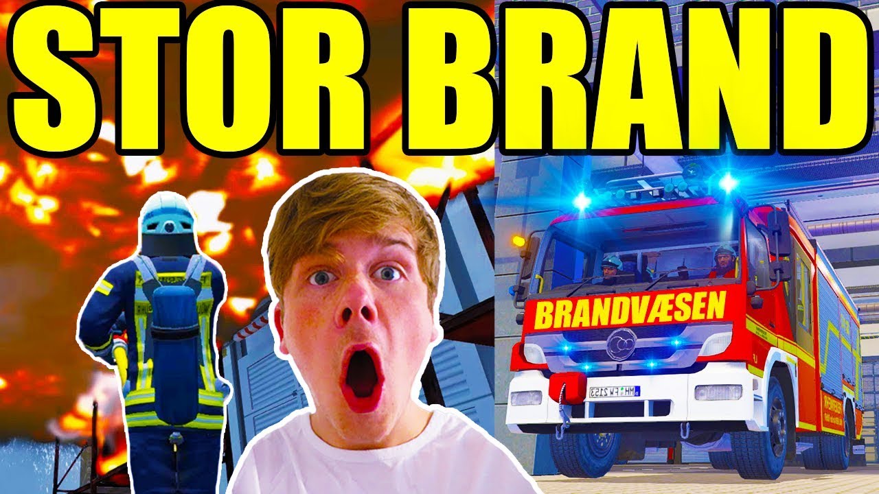 BRANDCHEF FOKEZ - STOR BRAND - DANSK EMERGENCY / NOTRUF 112