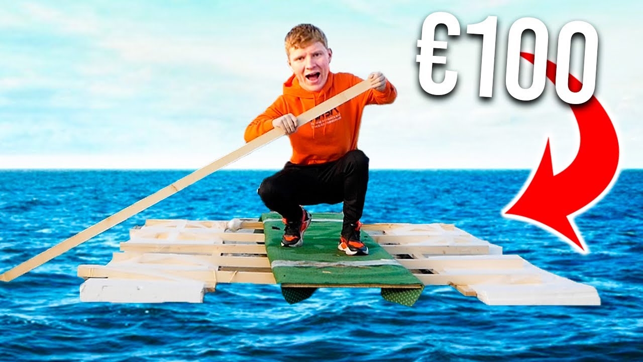 BOOT BOUWEN VAN €100 MET ZOOITJE ONGEREGELD! **IN HET WATER**