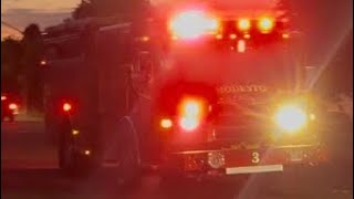 *Heavy Q* Modesto Fire Dept. Engine 3 responding code 3