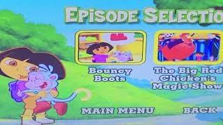 dora the explorer dora and the 3 little pigs 2009 dvd menu walk-through