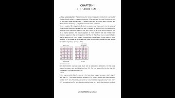 THE SOLID STATE EXERCISE SOLUTION; PACKING EFFICIENCY; AMORPHOUS SOLIDS; THREE DIMENSIONAL PACKING;