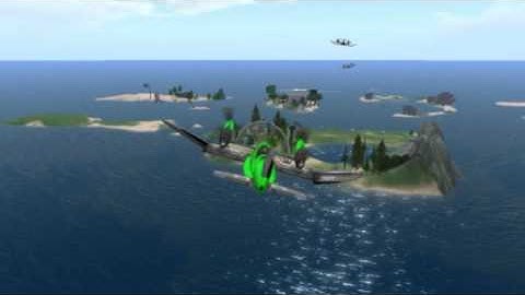 Flying in Second Life (Snapshots of Second Life)