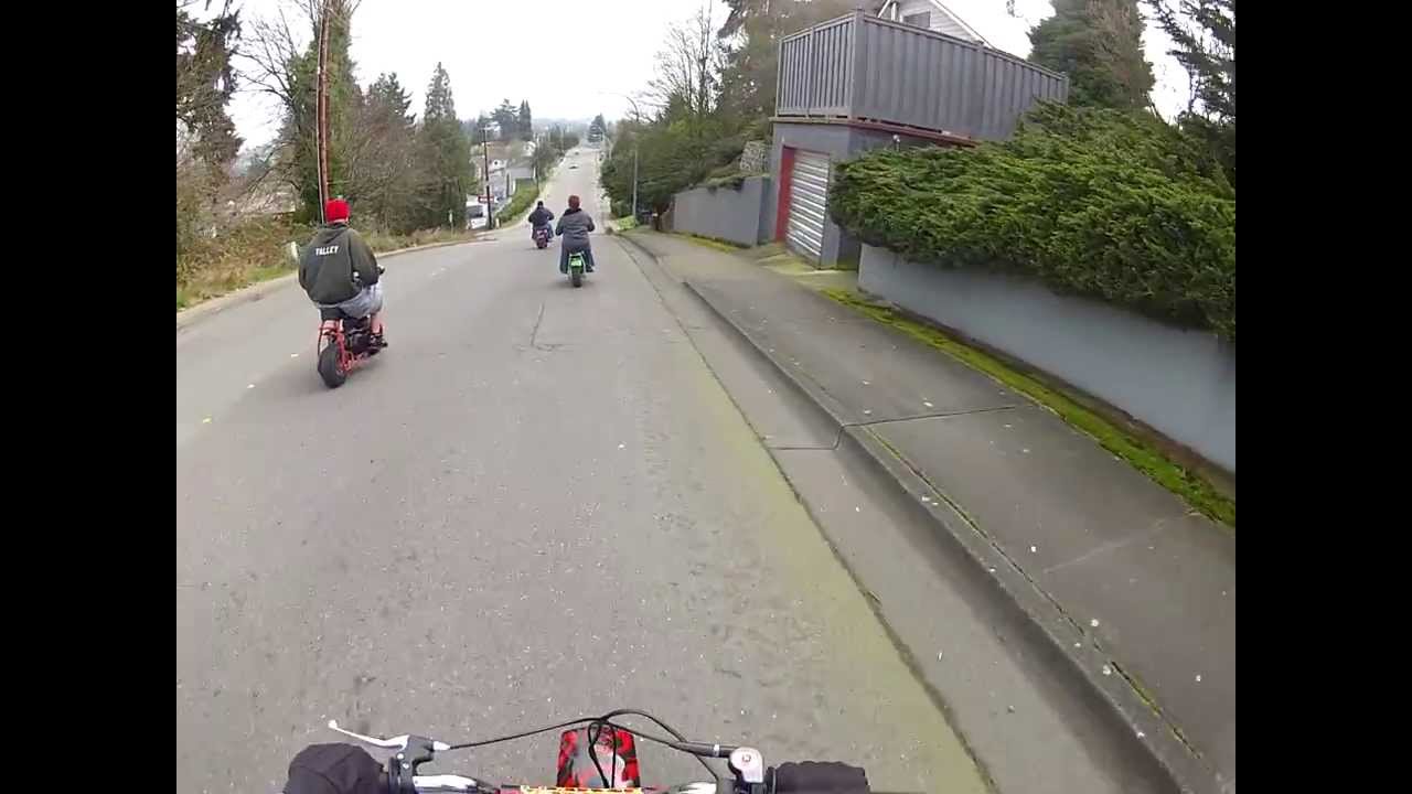 Mini bike road trip - Gopro