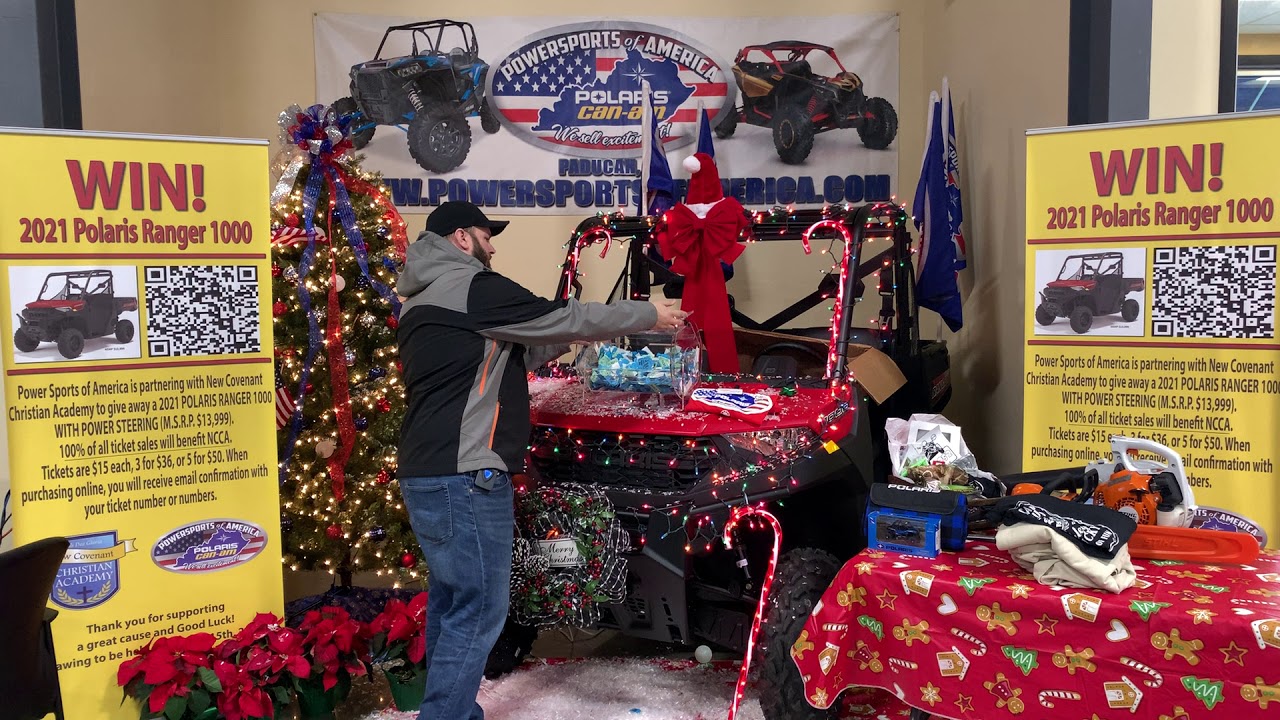 Register to win a Polaris Ranger by donating to our charity Powersports