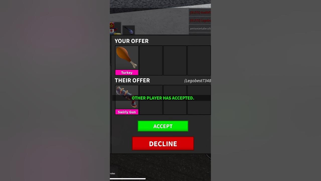 TRADING THE TURKEY KNIFE IN MM2 roblox mm2 trendingshorts shorts trading-the-turkey-knife-in-mm2-roblox-mm2-trendingshorts-shorts