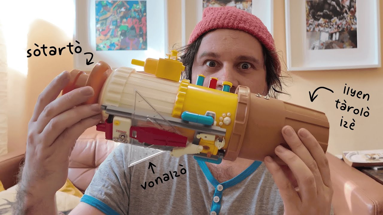 Űrhajó modell sci-fi-hez házilag