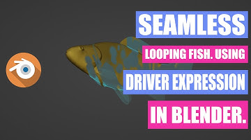 Lopping Fish Animation using driver expression(Blender Tutorial)#blender #3dart #Blenderexpression