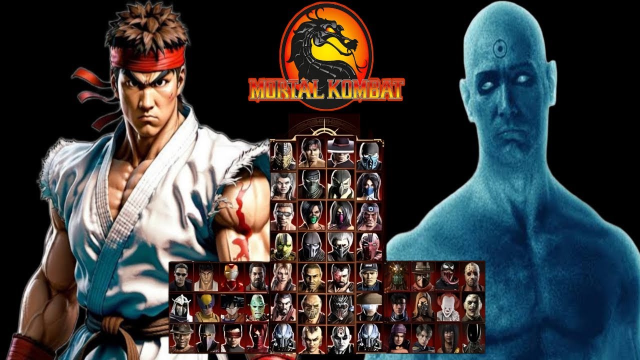 Mortal Kombat 9 - RYU & DOCTOR MANHATTAN MOD - NEW Expert Tag Ladder ...