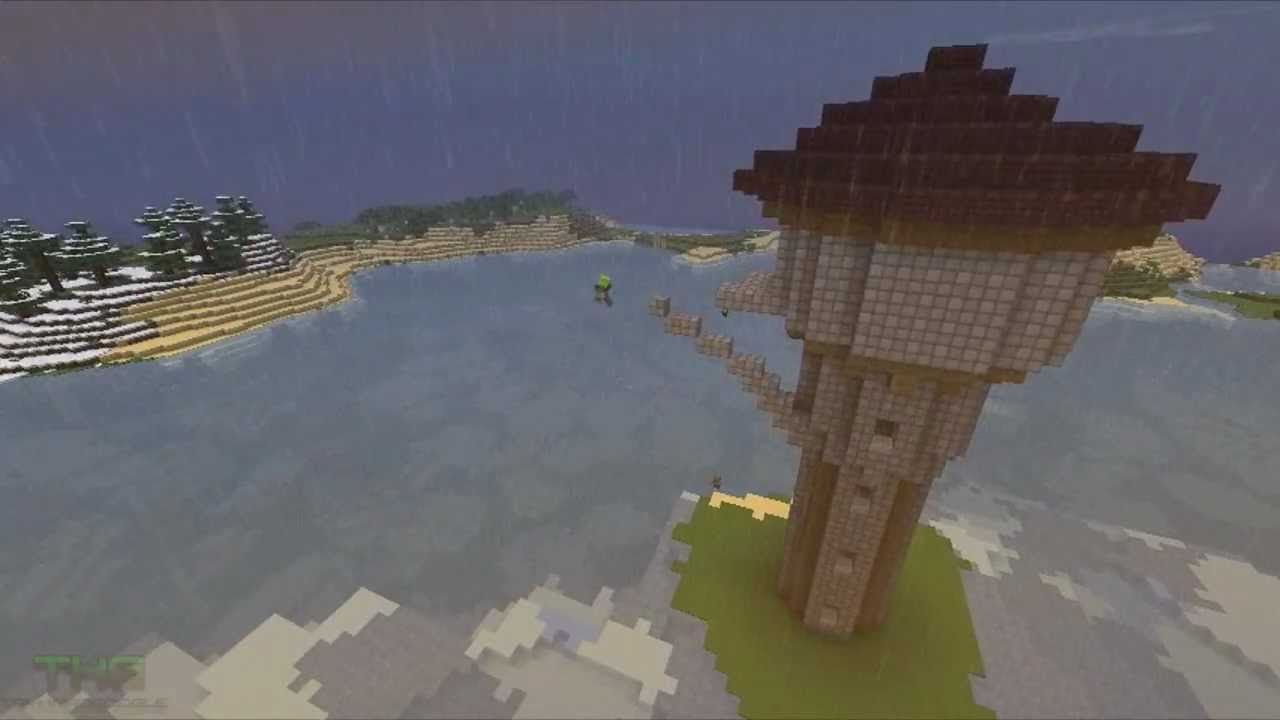 Minecraft Timelapse # Watch Tower island - YouTube