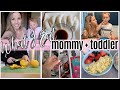 *NEW* WHAT I EAT IN A DAY PREGNANT + BREASTFEEDING // TODDLER MEAL IDEAS // TIFFANI BEASTON COOKING