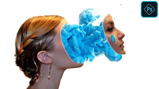 Smoke Face effect | Photoshop Tutorial screenshot 3