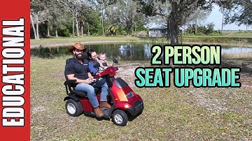 👫🏽Upgrading Your Afikim Mobility Scooter  With a 2 Person Seat!
