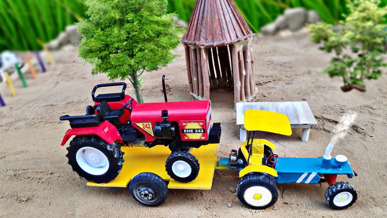diy mini tractor loading | mini science project | @KeepVilla  | @MiniCreative1  | @TechCreatorsOfficial