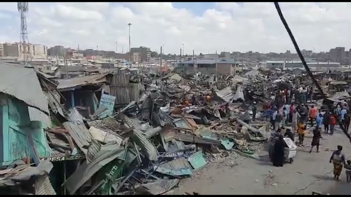 mukuru kwa Njenga slums demolition