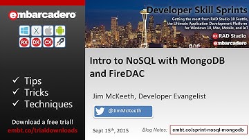 Developer Skill Sprint - Intro to NoSQL with MongoDB and FireDAC