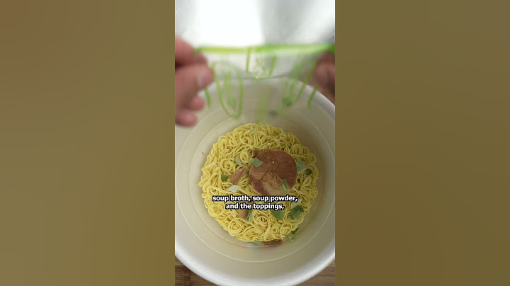 This Chef Made Instant Ramen