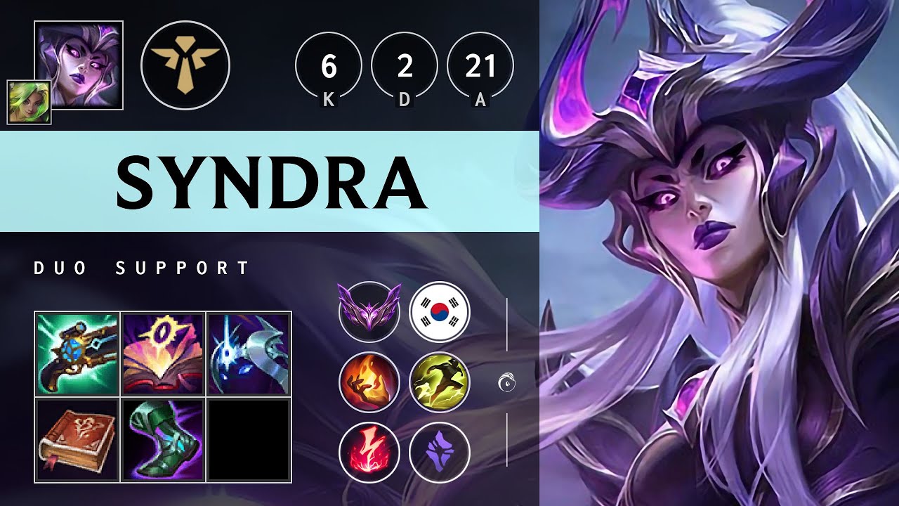 Syndra Support vs Bard - KR Master Patch 25.20 - YouTube