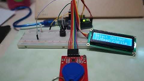 Arduino 演練 - 利用LCD顯示RFID讀寫互動