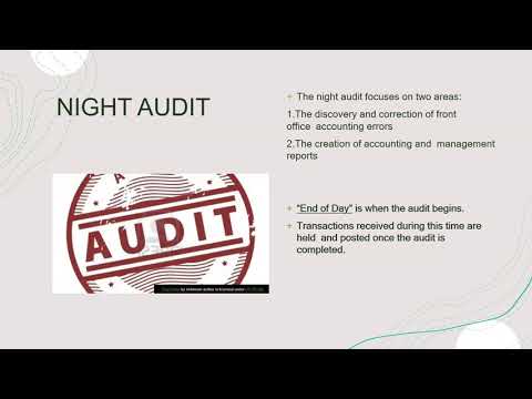 Video: Bakit kailangang sistematikong ihanda ang night audit?