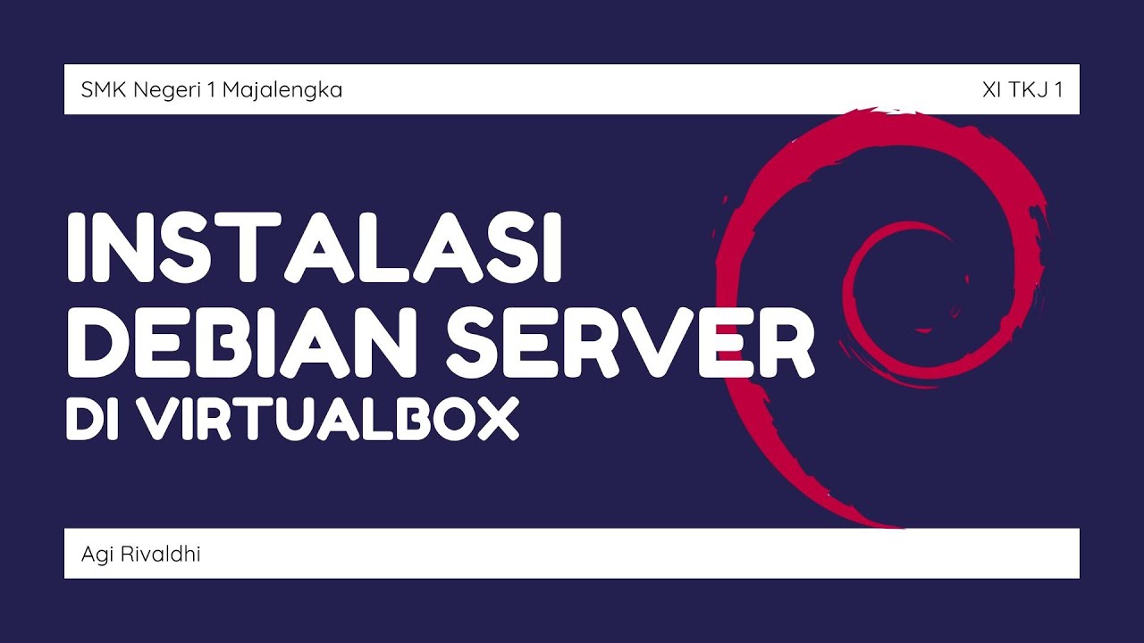 Instalasi Debian Server di VirtualBox - YouTube