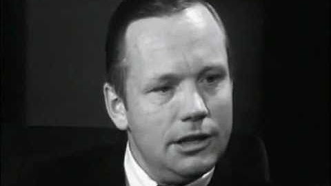 MOON * NASA Apollo Astronaut Neil Armstrong describes the lunar environment BBC 1970